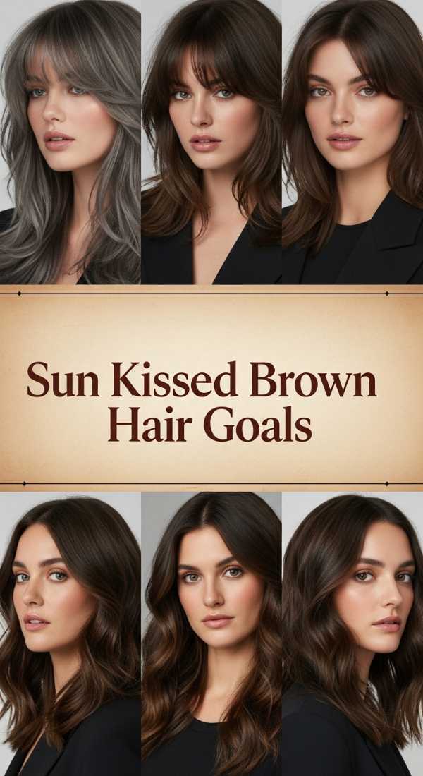 Sun Kissed Brown Hair Goals 69eb967cb72eb