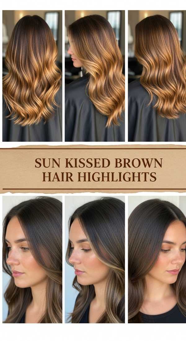 Sun Kissed Brown Hair Highlights 69e5e112c23ee