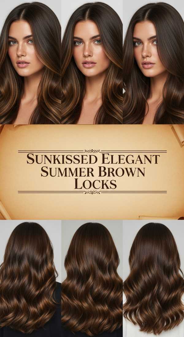 Sunkissed Elegant Summer Brown Locks 69f33c9e1d75c