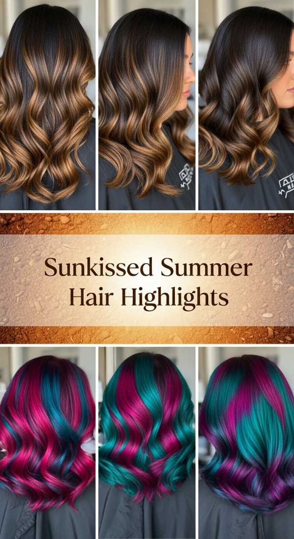 Sunkissed Summer Hair Highlights