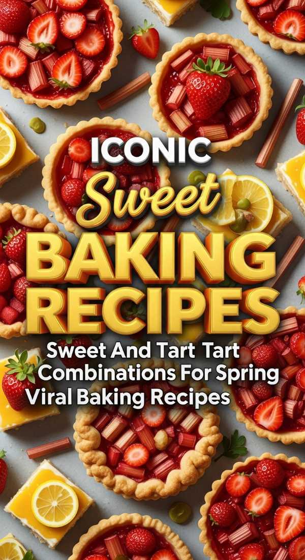 Sweet And Tart Combinations For Viral Spring Baking Recipes 69e5cd8a8b025