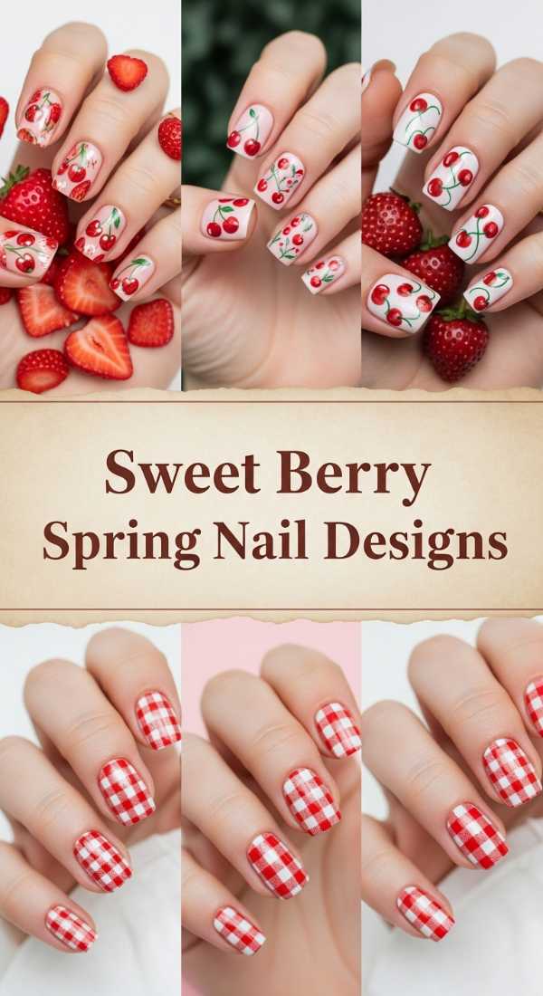 Sweet Berry Spring Nail Designs 69e4e49f7d8ed