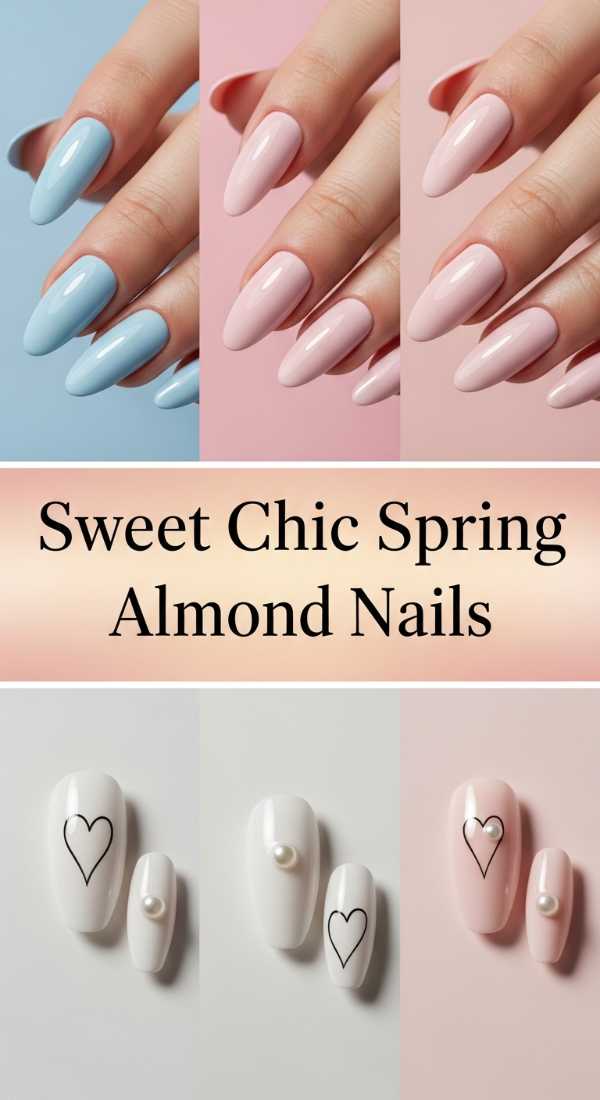 Sweet Chic Spring Almond Nails 69f32d6b9d5fb