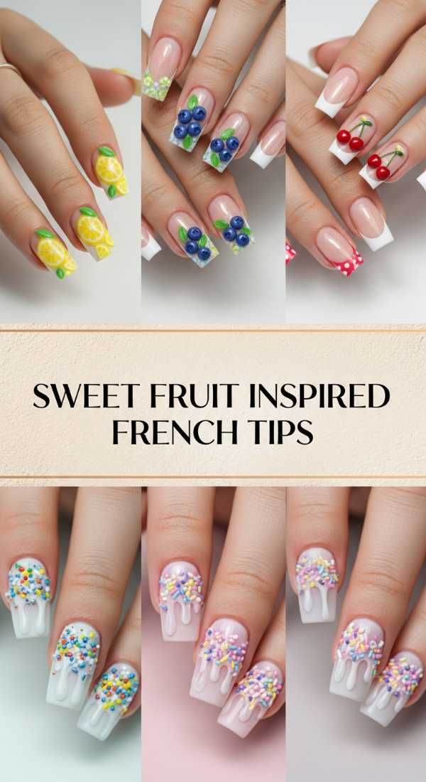 Sweet Fruit Inspired French Tips 69e72cc4e6ea4