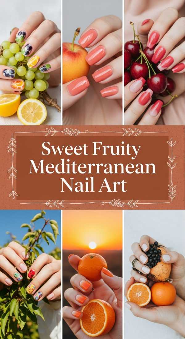 Sweet Fruity Mediterranean Nail Art 69ecf8902ce8a