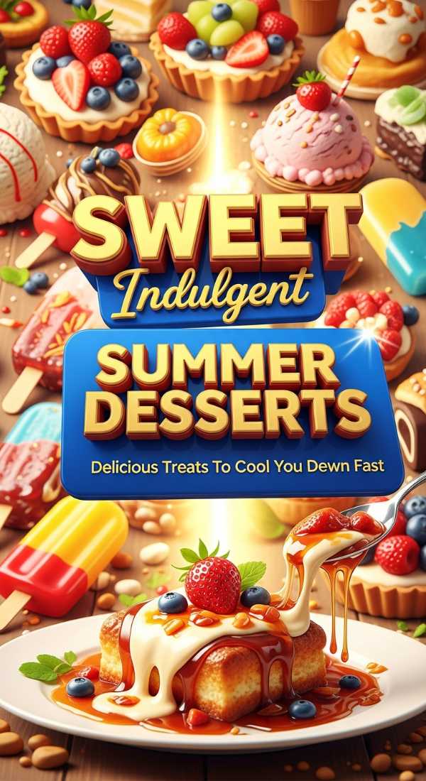 Sweet Indulgent Summer Desserts Treat 69f1de94a38bb