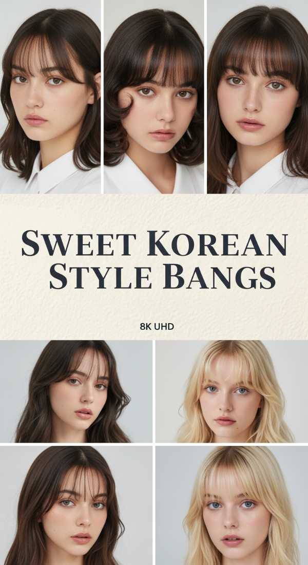 Sweet Korean Style Bangs 69e742db95681
