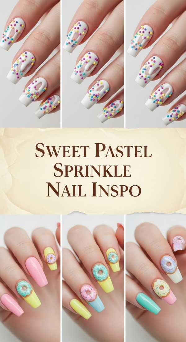 Sweet Pastel Sprinkle Nail Inspo 69ee4184e5030