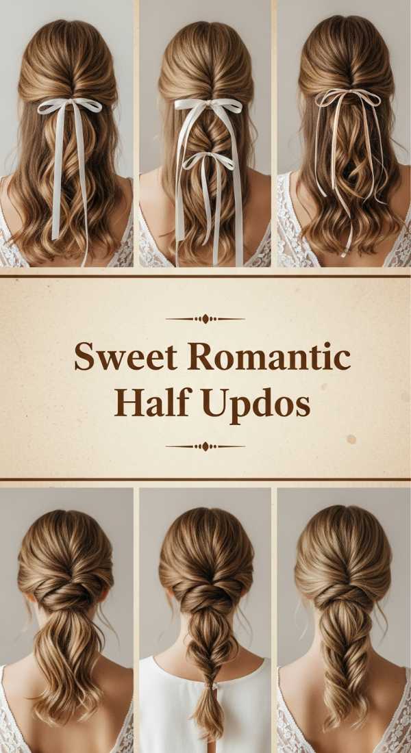 Sweet Romantic Half Updos 69e33a05efb03