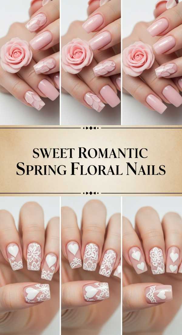 Sweet Romantic Spring Floral Nails 69f24949e9aed