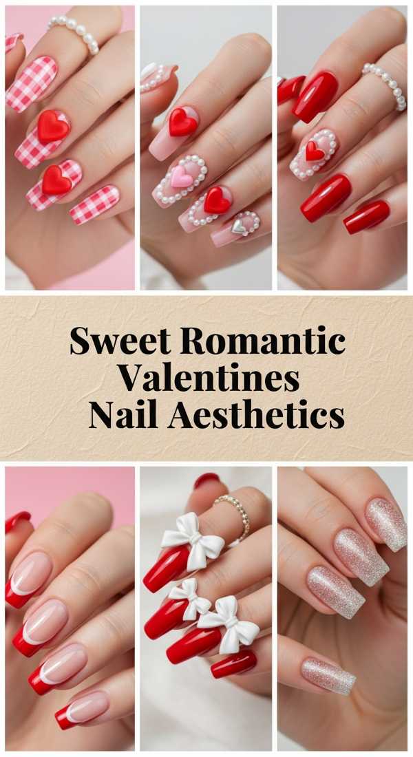 Sweet Romantic Valentines Nail Aesthetics 69e350fedfe94