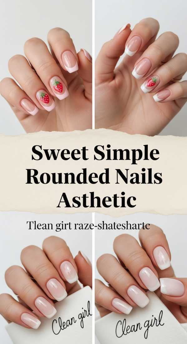 Sweet Simple Rounded Nails Aesthetic 69e350f1e18e1