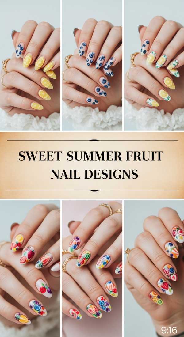 Sweet Summer Fruit Nail Designs 69ef3c5b21ab9