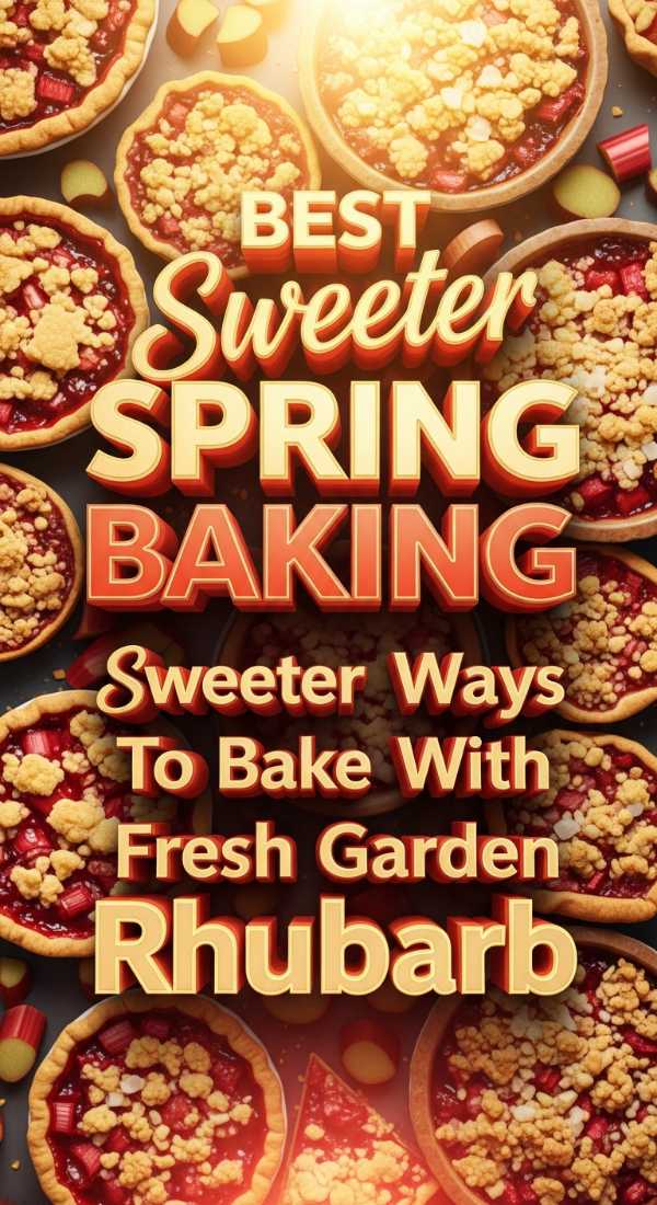 Sweeter Fresh Garden Rhubarb Baking 69e9bc96480f5