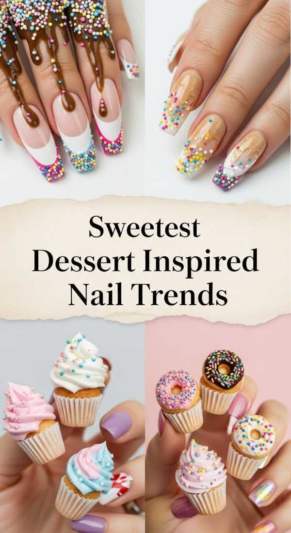 Sweetest Dessert Inspired Nail Trends 69e350f58519a
