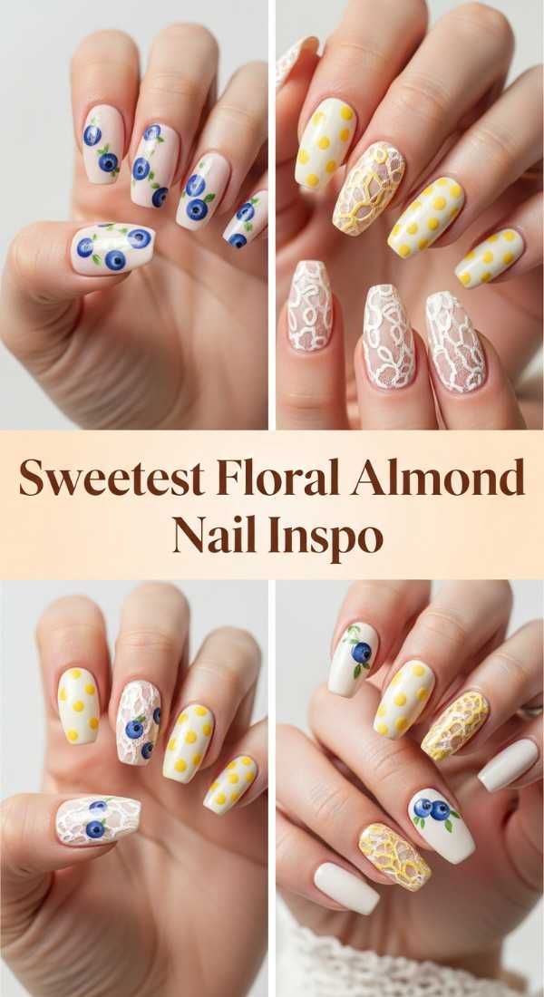 Sweetest Floral Almond Nail Inspo 69e350ebc1679