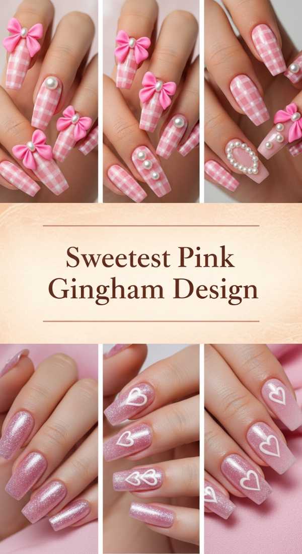 Sweetest Pink Gingham Design 69e5f3eff2490