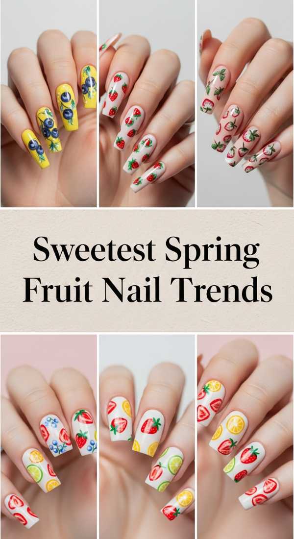 Sweetest Spring Fruit Nail Trends 69e905bae4b56
