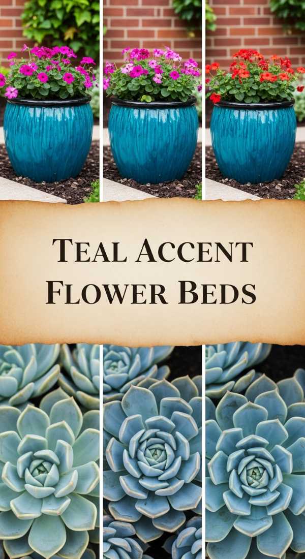 Teal Accent Flower Beds 69efa3569eee0