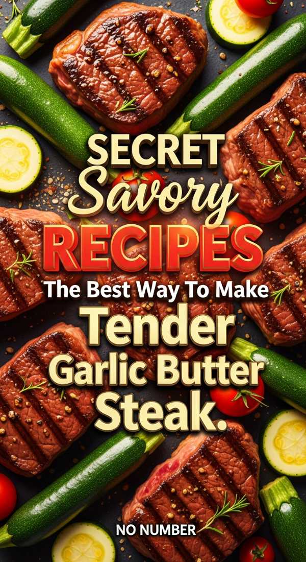 Tender Garlic Butter Steak And Zucchini 69f200fde6746