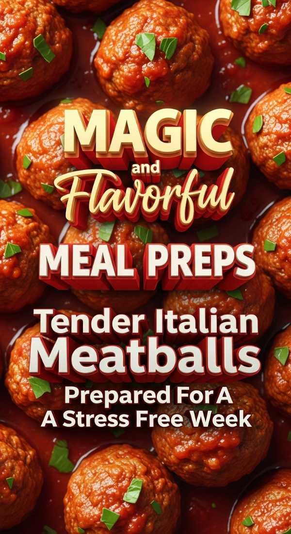 Tender Italian Meatballs Meal Preps Idea 69f062e5b4f53