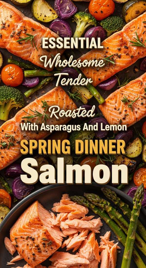 Tender Roasted Salmon With Asparagus And Lemon 69dde7bebf57e