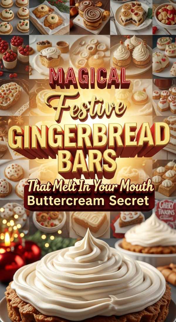 That Melt In Your Mouth Buttercream Secret For Gingerbread Bars 69e4a946a5981