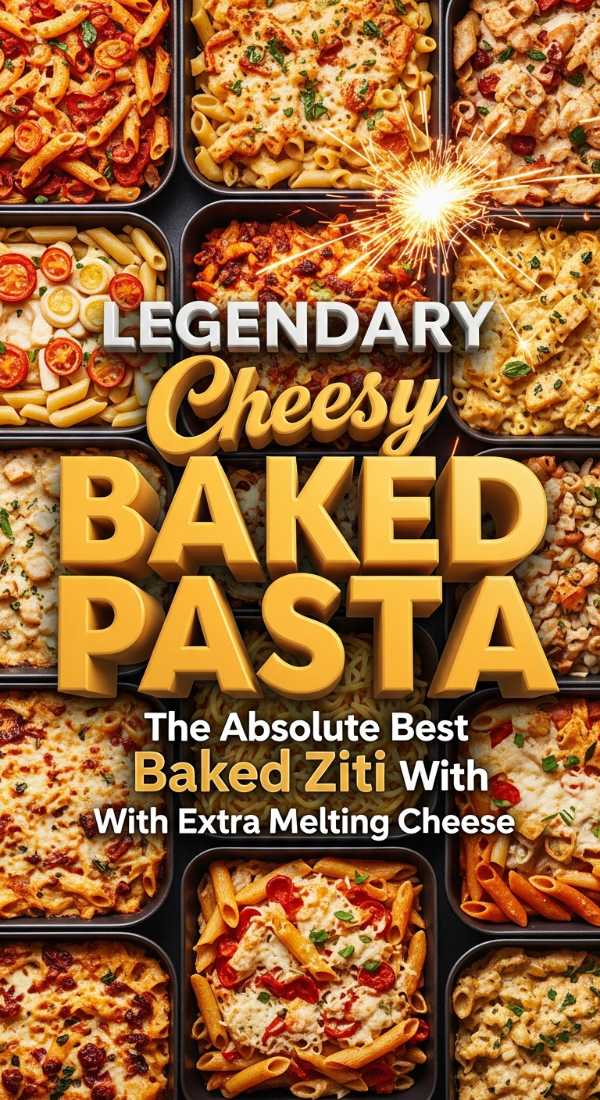 The Absolute Best Baked Ziti With Extra Melting Cheese 69e709a8c452a