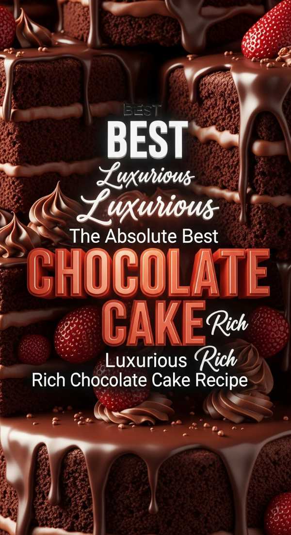 The Absolute Best Luxurious Rich Chocolate Cake Recipe Ever 69ec951aba8ea