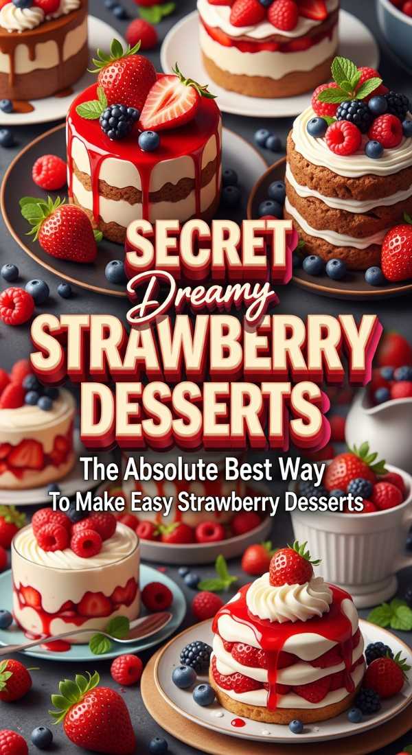 The Absolute Best Way To Make Easy Strawberry Desserts 69e864421c6ba
