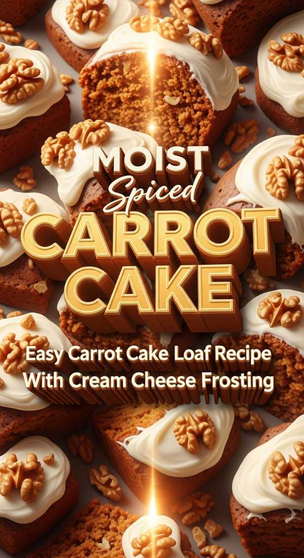 The Best Carrot Cake Loaf Recipe With Cream Cheese Frosting 69edbb07a67d1