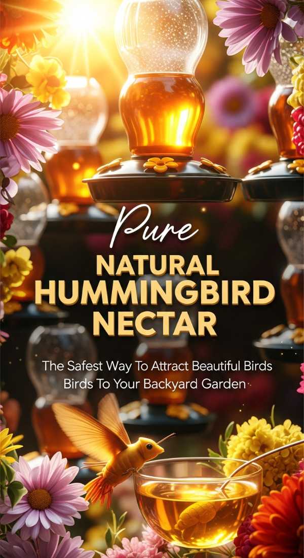 The Best Homemade Hummingbird Nectar