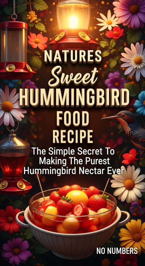 The Best Hummingbird Food Recipe for Your Garden
