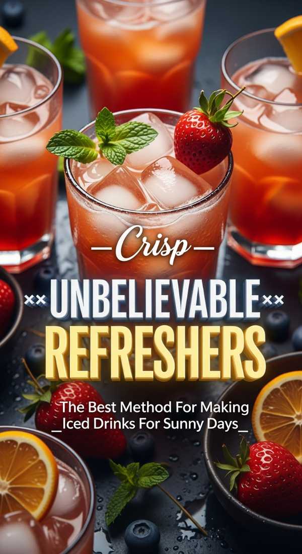 The Best Method For Making Iced Drinks For Sunny Days 69e5cb6c356a5