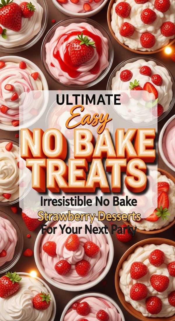 The Best No Bake Strawberry Treats 69ec8d58ce69f