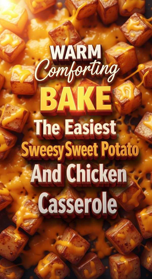 The Easiest Cheesy Sweet Potato And Chicken Casserole 69eb223433a6b