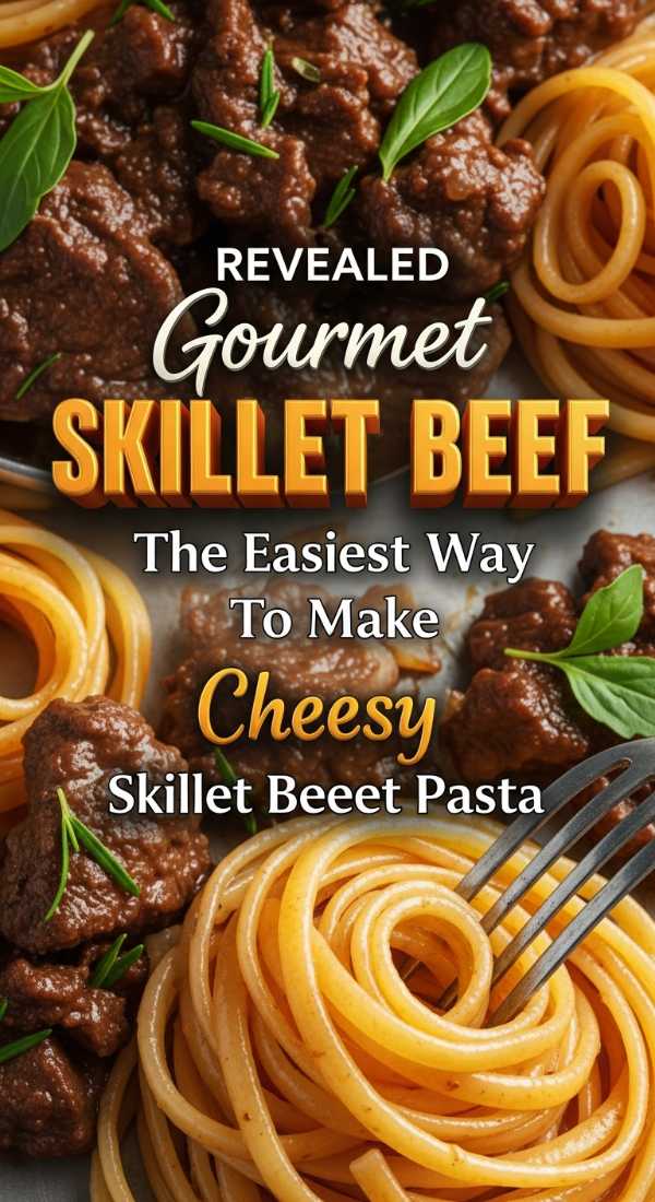 The Easiest Way To Make Cheesy Skillet Beef Pasta 69e4a6f257847