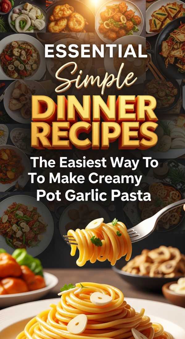The Easiest Way To Make Creamy One Pot Garlic Pasta 69e707d459731