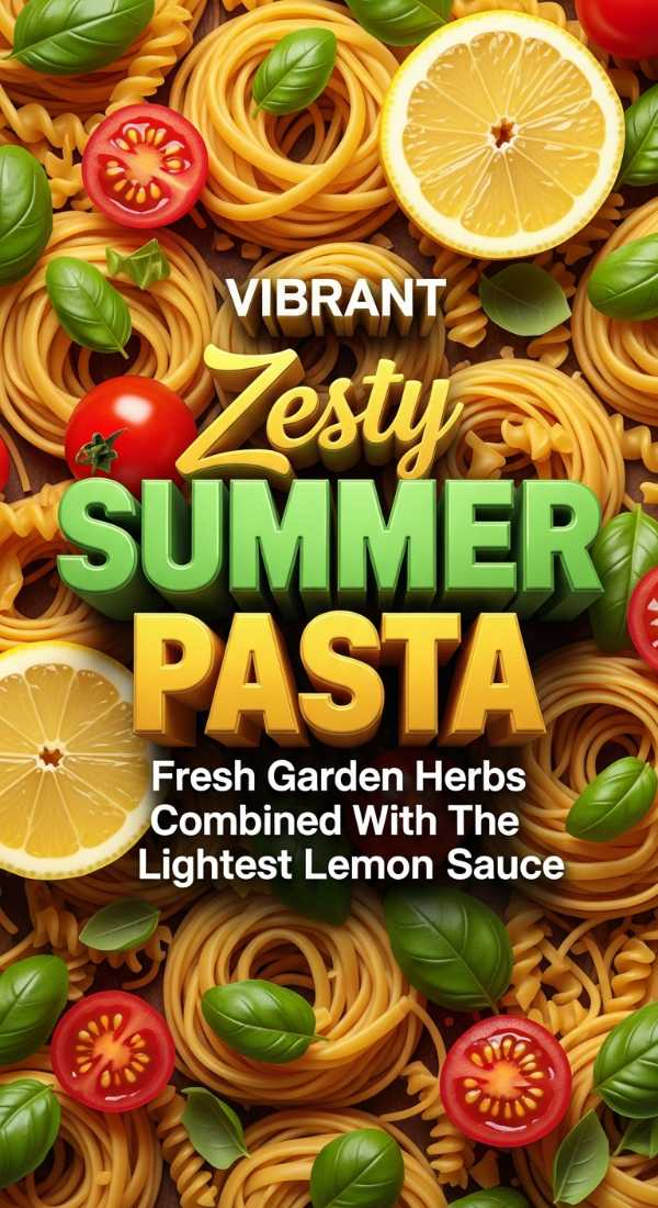 The Lightest Lemon Garden Pasta 69edb743874d3