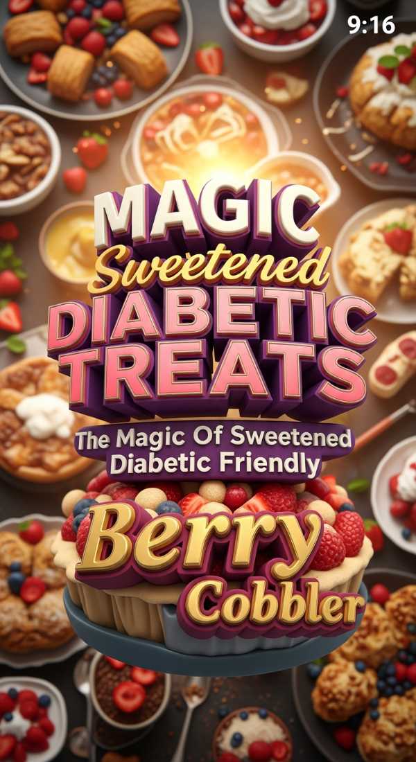 The Magic Of Naturally Sweetened Diabetic Friendly Berry Cobbler 69e363c176baa