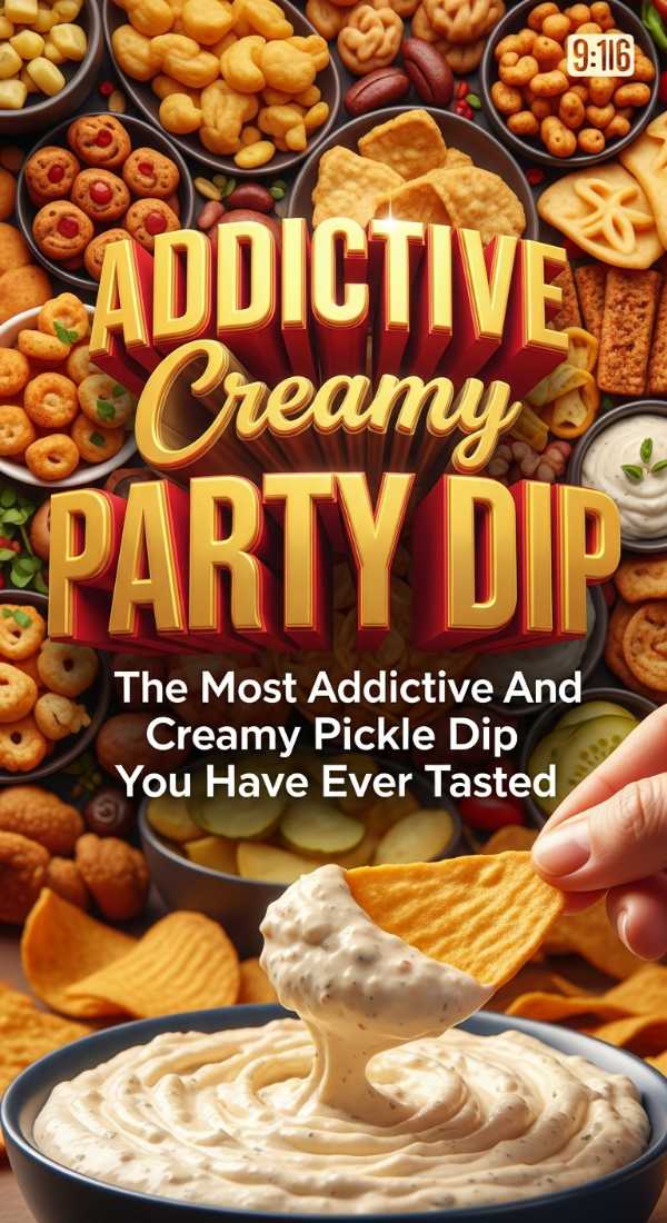 The Most Addictive And Creamy Pickle Dip You Have Ever Tasted 69e9bca000e9b