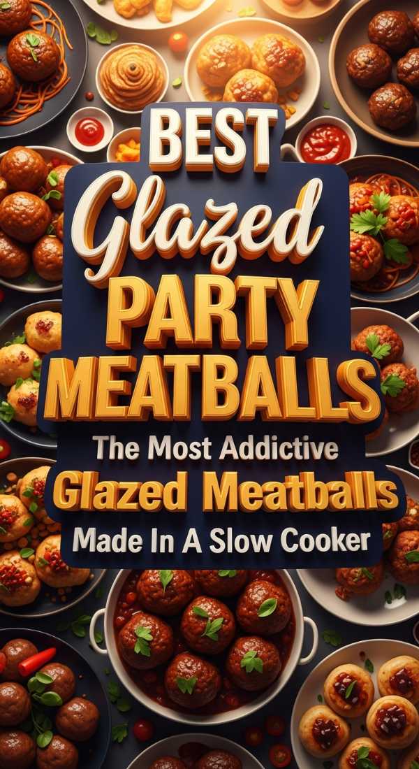 The Most Addictive Glazed Meatballs Made In A Slow Cooker 69eb2228943ba