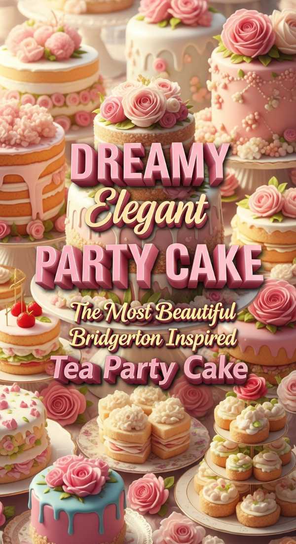 The Most Beautiful Bridgerton Inspired Tea Party Cake 69edb91851162