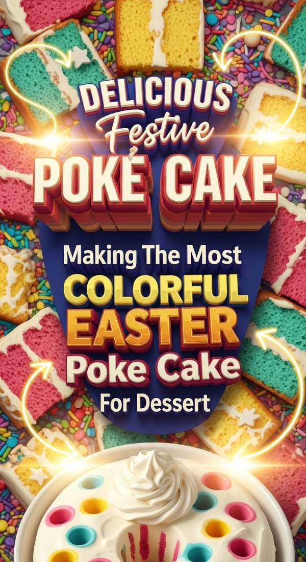 The Most Colorful Easter Poke Cake For Dessert 69f20c3ce9385