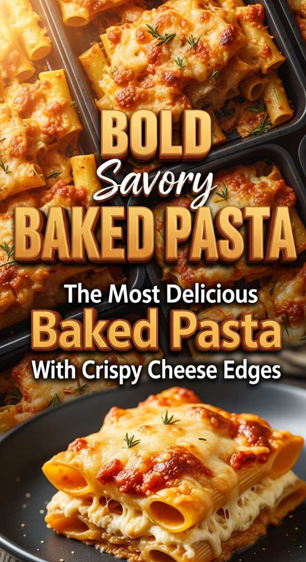 The Most Delicious Baked Pasta With Crispy Cheese Edges 69e70ad6eca6f