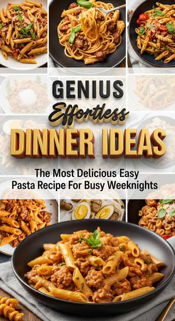 The Most Delicious Easy Pasta Recipe For Busy Weeknights 69e709a958963