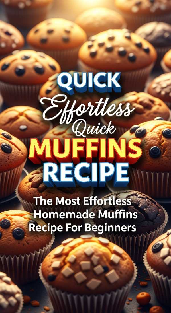 The Most Effortless Quick Homemade Muffins Recipe For Beginners 69ec951b012fb
