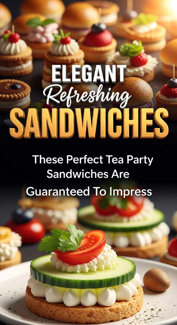 The Most Elegant Tea Party Sandwiches For Your Next Event 69e9bbb73a3f9