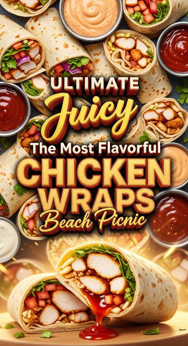 The Most Flavorful Beach Picnic Chicken Wraps 69dfd960d0dae