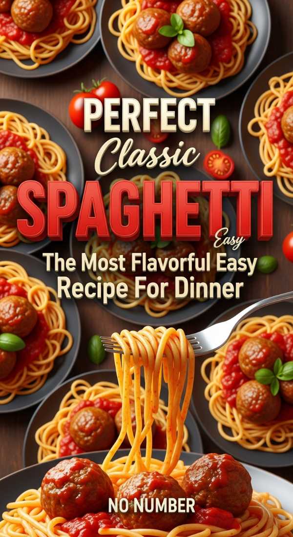 The Most Flavorful Easy Spaghetti Recipe For Dinner 69e70ad5da963